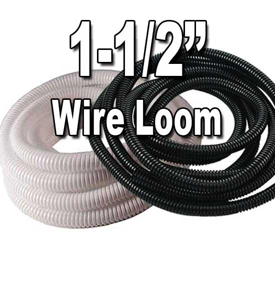 Split Wire Loom Convoluted Conduit Cable Gaurding UV Resistant Corrugated Hose 
