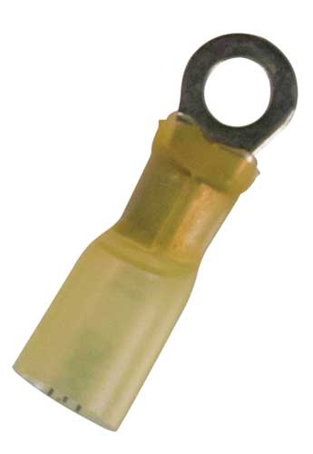 12-10 AWG Heat Shrink, Crimp Seal Ring Terminals 12-10 AWG Heat Shrink, Crimp Seal Ring Terminals
