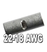Non-Insulated Seamless Butt Connectors  22-18 AWG