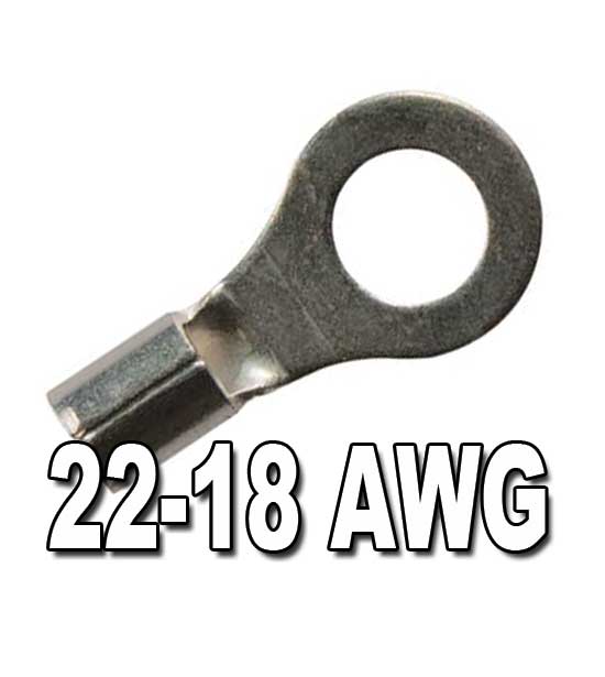 14-12 GAUGE 25 PK UNINSULATED NON INSULATED TINNED BUTT CONNECTOR TERMINAL WIRE 