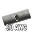 H.D. Seamless Tin-Plated Copper Butt Connectors 3/0 AWG