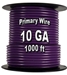 Automotive Primary Wire, 10 AWG, 1,000 Ft