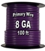 Automotive Primary Wire, 8 AWG, 100 Ft Spool