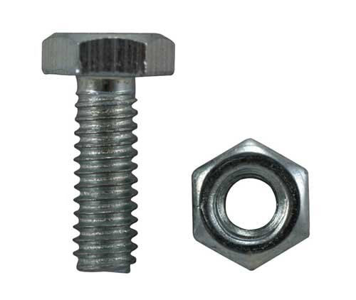 Garden Tractor Bolt with Nut