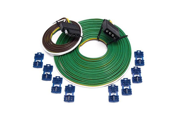 16/3 BONDED TRAILER PARALLEL WIRE 16 GA Green 3-WAY Brown & Yellow 100 ft USA