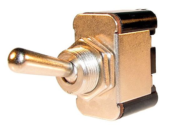 2 UK Made Heavy Duty Momentary On Off Metal Toggle Switch 25 Amps 12 Volt 