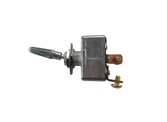 Heavy-Duty (All-Metal) Toggle Switch  (S.P.S.T. 12 Volt)