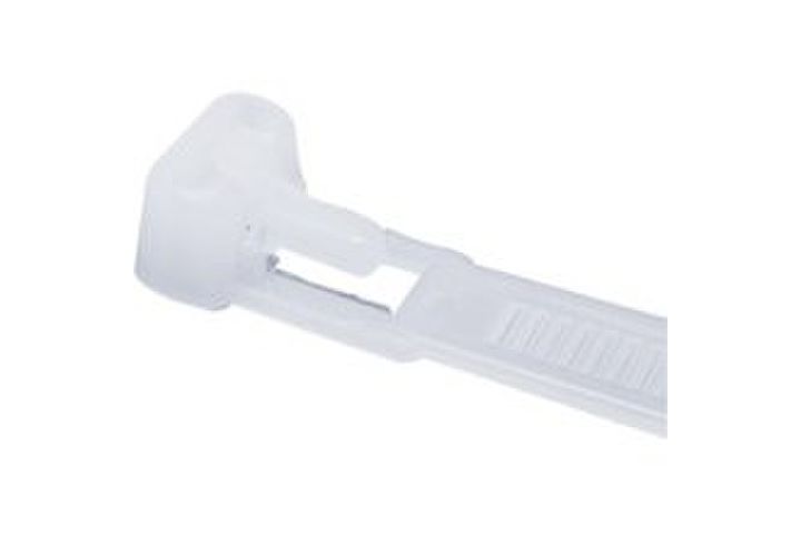 Releasable Cable Ties - Nylon white
