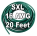 SXL Cross-Linked Wire, 16 AWG, 20 Ft Cut - 16ZXF