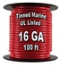 Tinned Marine Wire, 16 GA, 100 Ft Spool - 660zz