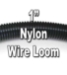 1" Diameter NYLON Split Wire Loom Flex-Guard Convoluted Tubing - 