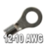 Crimp non- insulated ring