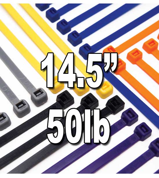 Cable Ties-Nylon 14.5 inch Other names Wire Ties • Zip Ties • Quick Ties • Wire Wraps • Tie Wraps