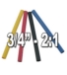 3/4” (.750”) 19.05mm 2 to 1 Single/Thin-Wall Polyolefin Heat Shrink Tubing