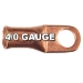 4/0 AWG Seamless Tubular Copper Lugs with Flared Ends