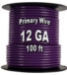 Automotive Primary Wire, 12 AWG, 100 Ft. Spool