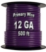 Automotive Primary Wire, 12 AWG, 500 Ft. Spool 