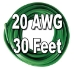 Automotive Primary Wire, 20 AWG, 30ft cut - 19zF