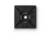 4-Way Cable Tie Mounts - Nylon Black