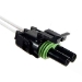 Weather Pack Pigtails Double-Cavity Female Tower