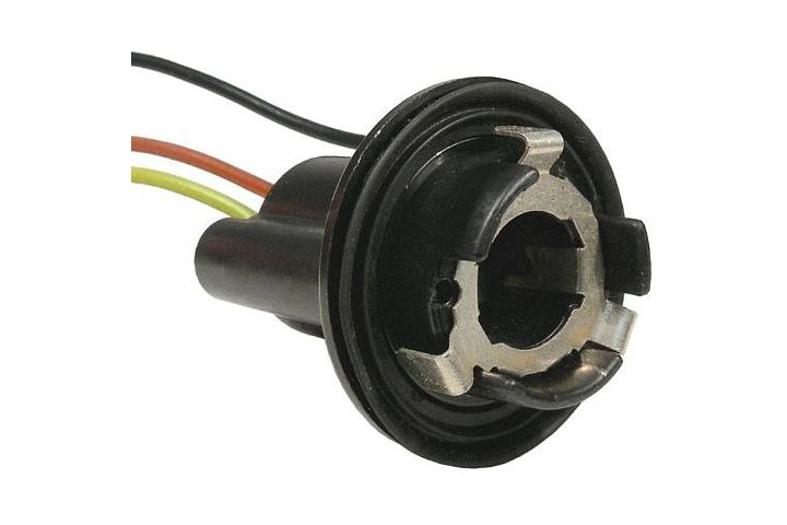 3-Wire GM Double Contact Park, Stop, Tail & Turn ‘Twist Lock’ Light Socket w/ Weatherproof Seal.