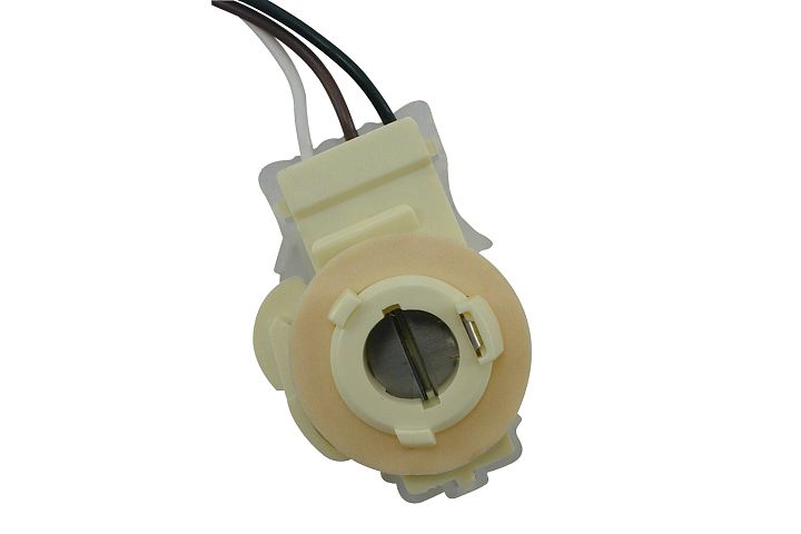 3-Wire GM, Chrysler & AMC 90° Double Contact Back-Up, Stop, Tail & Turn Light Socket.