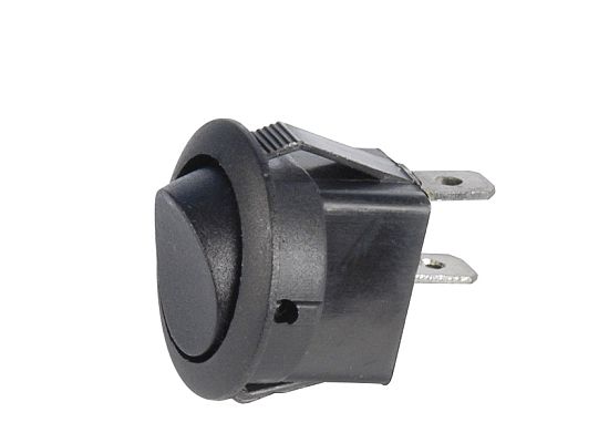 16 AMP @ 12 Volt LED Illuminated On/Off Round Rocker Switches