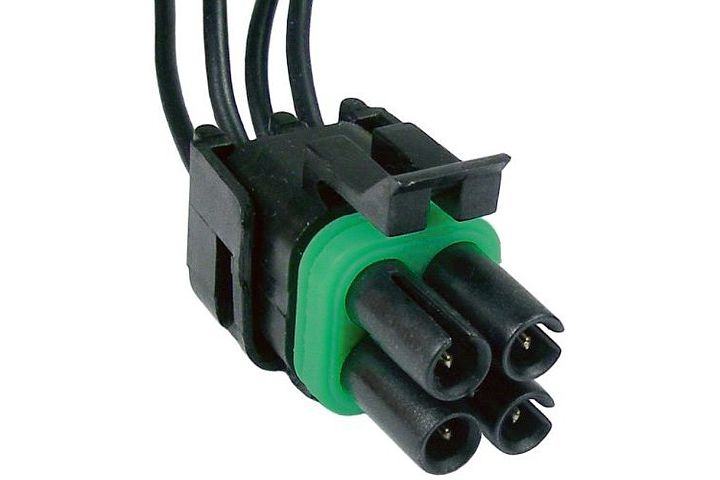 4-Wire GM Idle Air Control (IAC) Valve Connector for Vehicles w/ Fuel Injection.