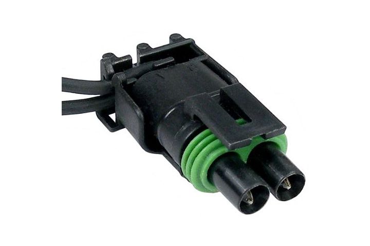 2-Wire GM Mixture Control Solenoid (MCS) Connector for 2 & 4 Barrel Rochester Varajet Carburetors