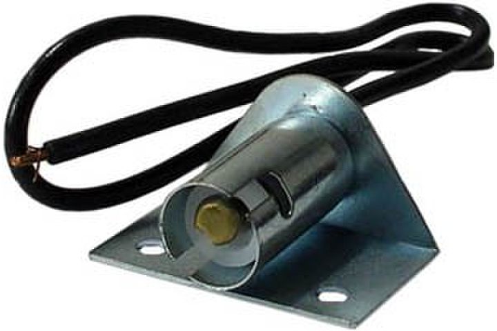 1-Wire Universal Miniature Single Contact Dome, Glove Box, Map Light & Multi-Purpose Light Socket w/ Mounting Bracket.