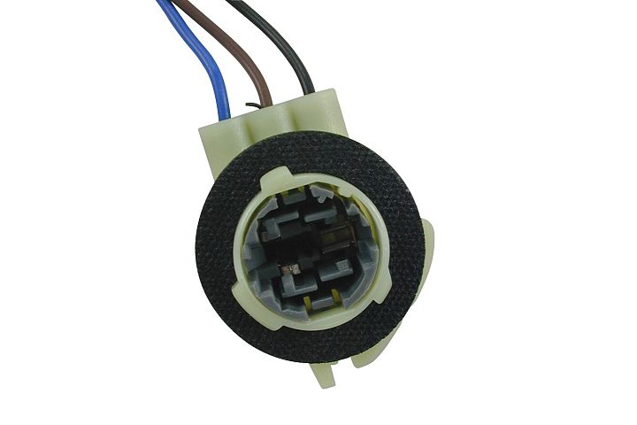 3-Wire GM 90° Double Contact Park, Stop, Tail & Turn Light Socket.