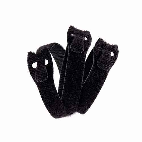 JT&T 8" Hook & Loop Strip-Tie Velcro Fastener with Slit