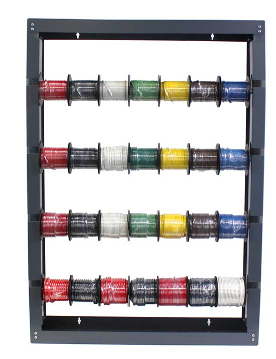 Pro Wire Wire Rack PRO2 Wire & Rack Bundle, 8GA -18GA, 28 Spools