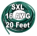 SXL Cross-Linked Wire, 16 AWG, 20 Ft Cut - 16ZXF