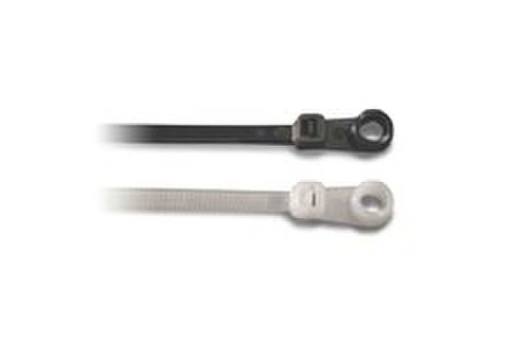 Screw-Mount Cable Ties - Nylon Also called: Mounting Tab Cable Ties