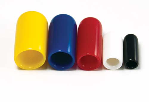Assorted Rainbow Vinyl Vacuum Caps 50 Pcs.